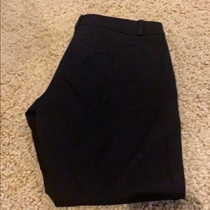 Banana Republic cropped black dress pants Sz 00P